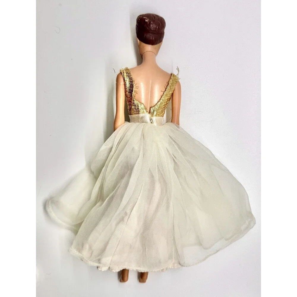VTG 1963 Mattel Barbie Midge Wardrobe Wig Doll‎ Japan Golden Elegance Dress #961
